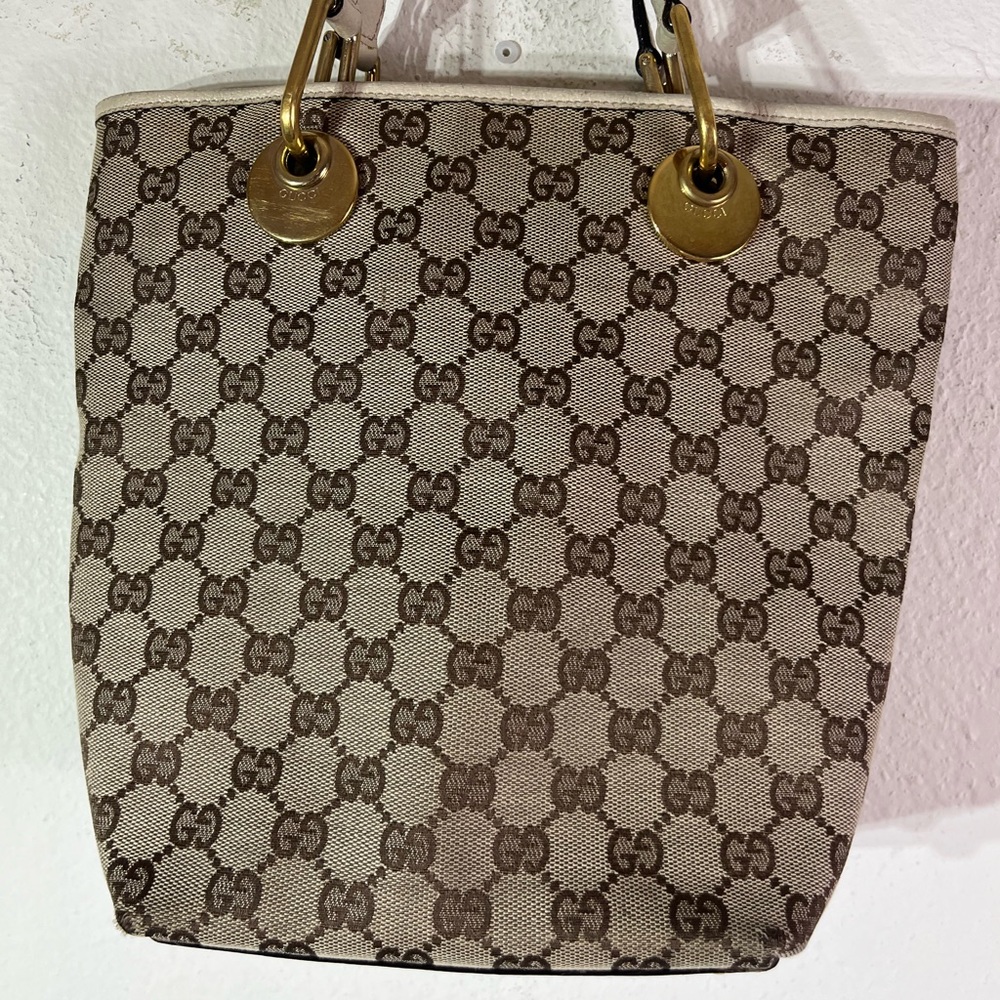 Gucci Small Gg Canvas Eclipse Tote - image 3